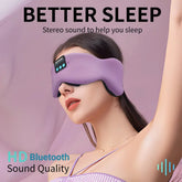 SYPVRY Bluetooth Sleep Mask 3D HD - Exceptional Audio and Light - Blocking Bluetooth Sleep Mask with 3D HD - LunaRest.co.uk