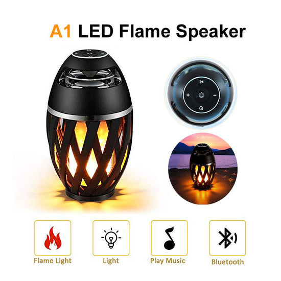 LunaRest Flame Atmosphere Bluetooth Speaker with Ambient Light