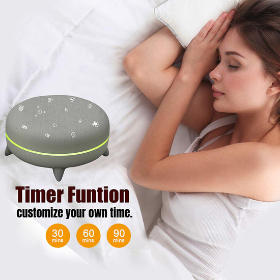 LunaRest White Noise Sleep Sound Machine with RGB Lights & Bluetooth