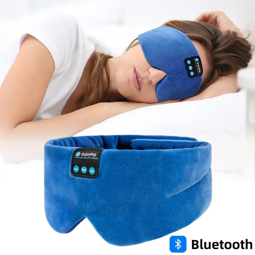 Eye Mask with Bluetooth Headphones for Sleeping – Soft Wireless Music Mask, Adjustable, 10hr Battery - LunaRest.co.uk