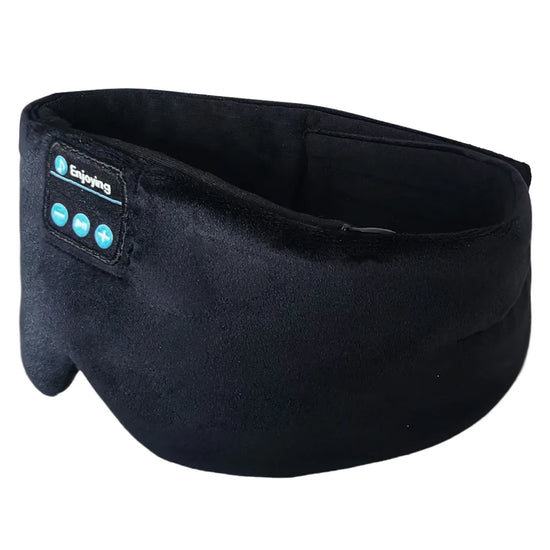 Soft Sleep Eye Mask with Bluetooth Wireless Headphones – SYPVRY Adjustable Music Mask for Side Sleepers & Travel