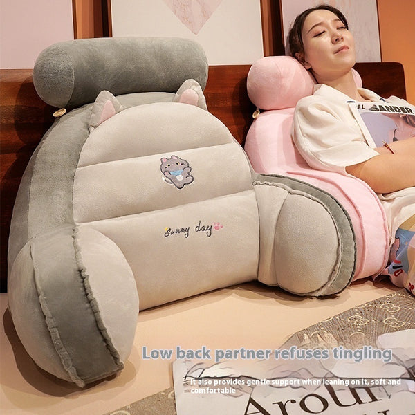 Cartoon Cute 3D Waist Pillow Bedhead Sofa Bed