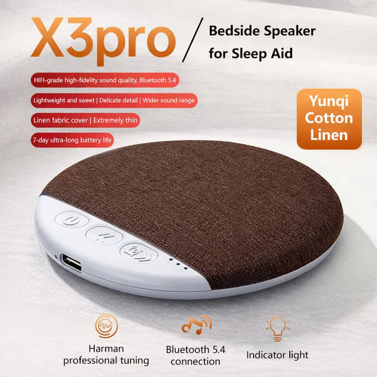 LunaRest Mini White Noise Sleep Speaker with Bluetooth & Nature Sounds
