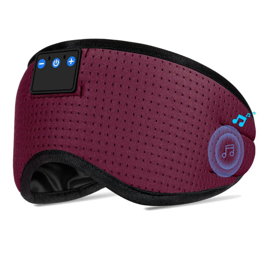 Bluetooth Sleep  Protector Music Eye Mask Cool Soft Breathable Shading Eye Mask Travel Home Portable