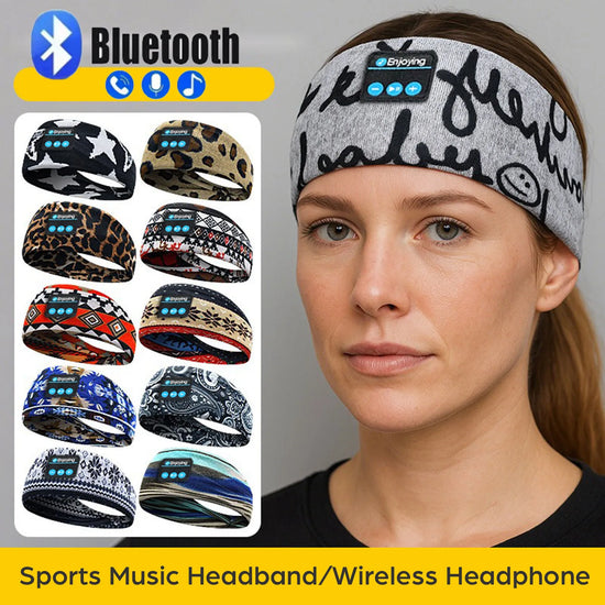 Bluetooth Sleeping Headphone Music Sport Headband Mask Wireless Stereo Player Wireless Headband Headphones with Mic Hardsfree