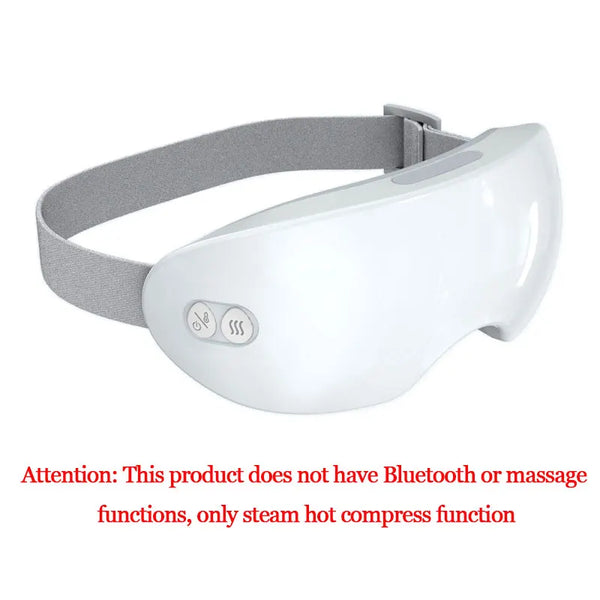 Nano Steam Smart Eye Massager with Bluetooth Music – Vibrating Hot Compress, Air Bag Sleep Mask for Eye Comfort & Relaxation