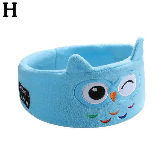 Kid Bluetooth Headphone Sleep Mask Bluetooth 5.0 Stereo Music Player Support Handsfree Soft Music Headband for Children Gif A6E8