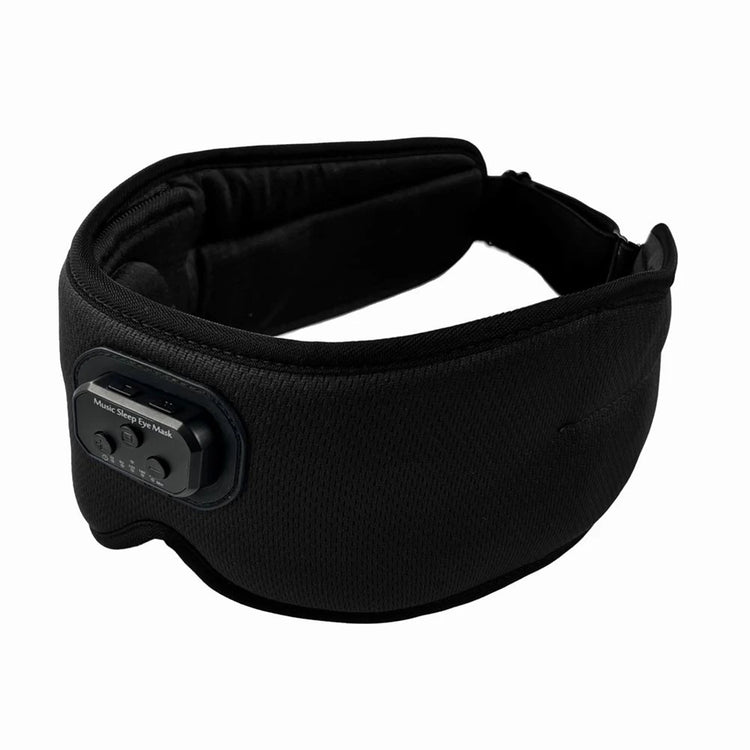 3D Bluetooth-compatible 5.2 Timed Sleep Eye Mask Earphones Built-in white Noise Music With Mic Shading Sleep Headphones Type C - LunaRest.co.uk