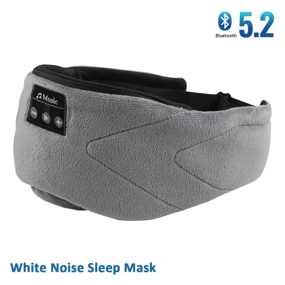 New 3D Stereo Bluetooth Sleep Eye Mask Headphones Ice-Feeling Breathable Extra Soft 100% Blackout  20 White Noise Sleep Eye Mask - LunaRest.co.uk