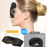 3D Sleeping Eye Mask Bluetooth Music Wireless Headphones Breathable Light Blocking Air Travel Smart Elastic Sleep Headband - LunaRest.co.uk