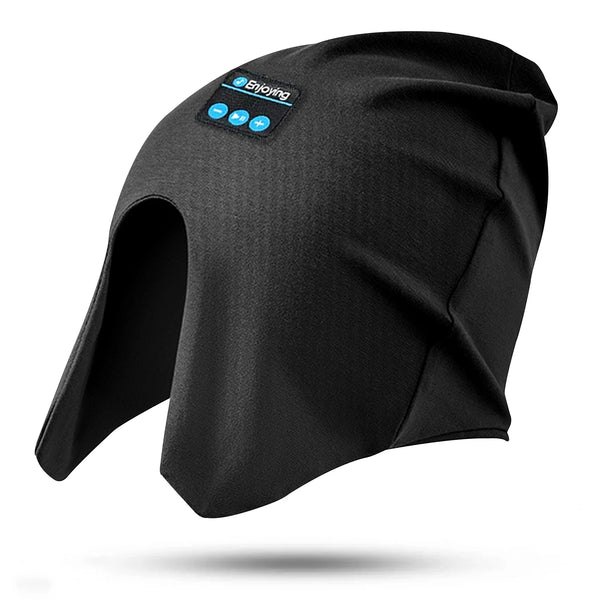 Bluetooth Earphones Sleeping Cap Elastic Hat Wireless Headphones Music Eye Mask Wireless Bluetooth Headset Nightcap Travel Home