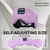 SYPVRY Bluetooth Sleep Mask 3D HD - Exceptional Audio and Light - Blocking Bluetooth Sleep Mask with 3D HD - LunaRest.co.uk