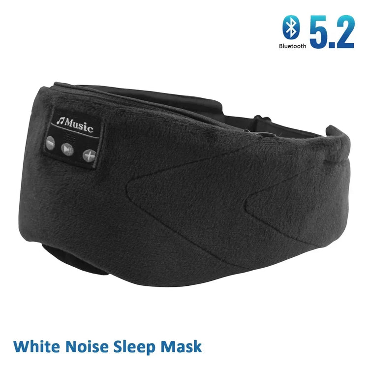 New 3D Stereo Bluetooth Sleep Eye Mask Headphones Ice-Feeling Breathable Extra Soft 100% Blackout  20 White Noise Sleep Eye Mask - LunaRest.co.uk