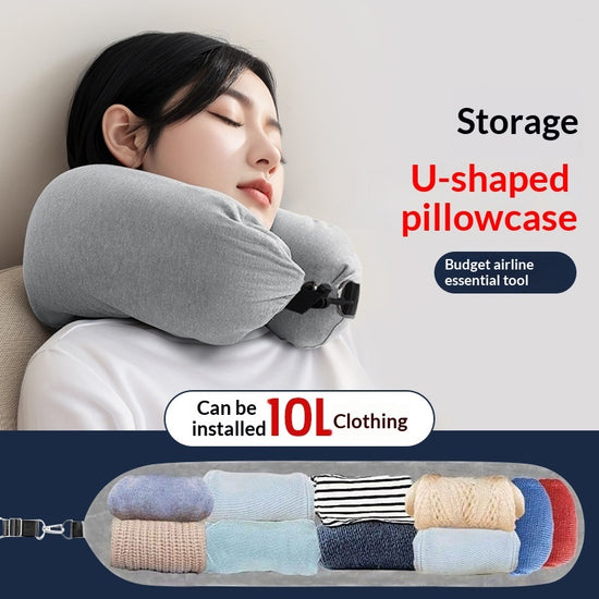 Travel Pillows Can Be Filled With Clothing Or Used As Luggage Pillow Covers